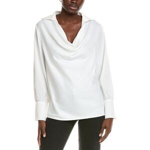 Madison Miles Womens  Blouse, White